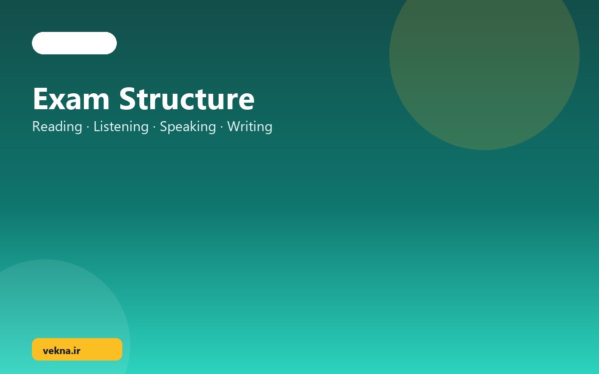 ساختار کامل آزمون TOEFL iBT — زمان، بخش‌ها و Mock